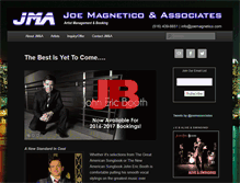 Tablet Screenshot of joemagnetico.com